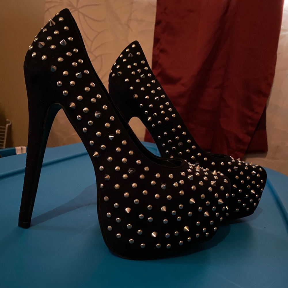 Spike and stud heels